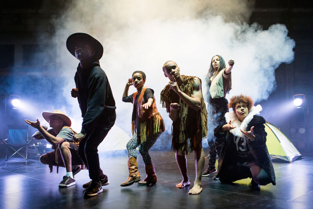 Sonya Lindfors’ Noble Savage, retelling the Pocahontas story. © Sanna Kaesmae