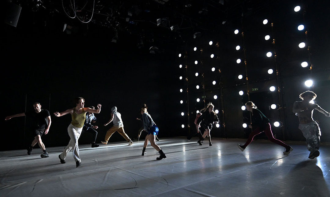 Relentless dancing to stave off our existential dread… Agenda, by Simone Aughterlony and Sasa Božić. © Nina Đurđević